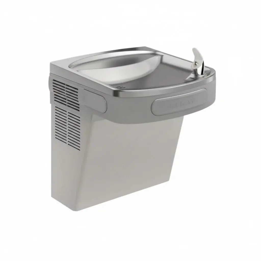 EZSDL-bebedero montado en pared ada, sin filtración, sin refrigeración, color granito gris claro