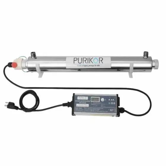 [PKUV-12-RAV-PK] Sistema de Desinfección UV PURIKOR PKUV-12-RAV-PK GOLD 12 GPM – Lámpara 55 W