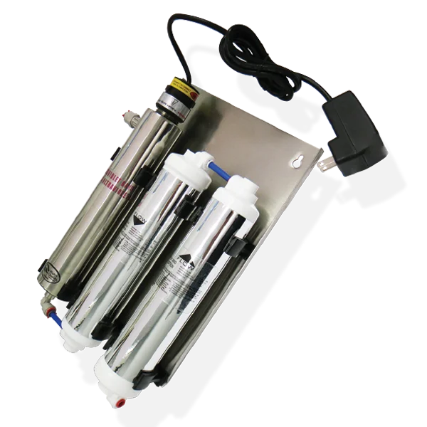 Sistema compacto de filtración y desinfección por medio de rayos ultravioleta compacto HT