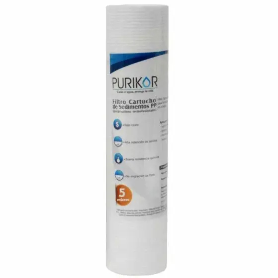 cartucho polipropileno 40x2.5" 5 micras