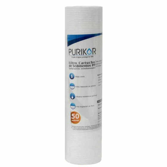 [PKCPP2.5X20X50] cartucho polipropileno 20x2.5" 50 micras