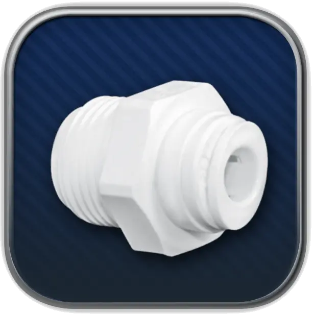 1/4 tubo x 1/8 nptf conector macho