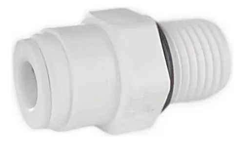 [HDF-MC0404] 1/4 tubo x 1/4 nptf conector macho