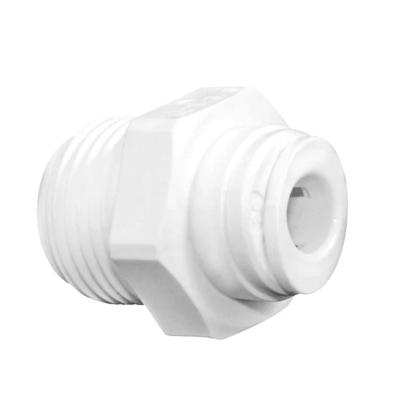 [HDF-MC0608] 3/8 tubo x 1/2 nptf conector recto macho