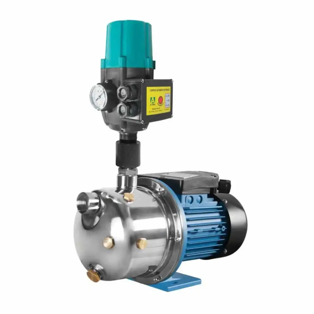 Presurizador Aqua Pak PRES-FIX10E-P10 de 1 HP, 115V, con Control Automático de Presión PRES 10 para 2 a 3 Baños