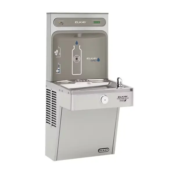 [LVRCGRN8WSK] lvrcgrn8wsk-estación llenadora de botellas ezh2o® y enfriador individual de alta eficiencia antivandálico, filtrado, refrigerado, en acero inoxidable