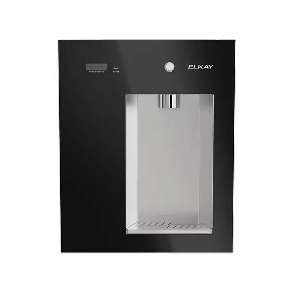 lbwdm0bkbc-dispensador de agua empotrable liv® ez mecánico con filtro, sin refrigeración, color midnight (negro).