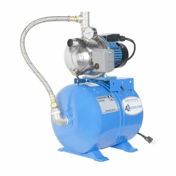 presurizador con bomba fix10e de 1hp 1f 115v con tanque hidroneumatico de 24l