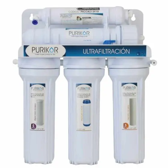 sistema de ultrafiltracion de 5 etapas