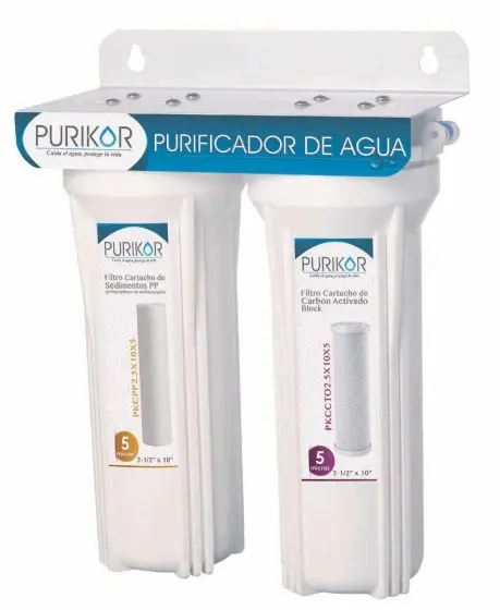 sistema sencillo duplex, portafiltros 2.5x10, armado, 2 etapas