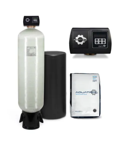 SISTEMA SUAVIZADOR 21” x 62” DE 7 PIES³ CON VALVULA DE TIEMPO CONTROL DIGITAL AQT-285S-NX