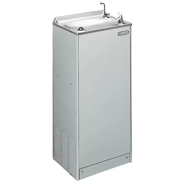 EFHA8L1Z-enfriador de piso tipo legacy de agua fría y caliente, no filtrado, refrigerado, 8 gph, acabado en granito gris claro