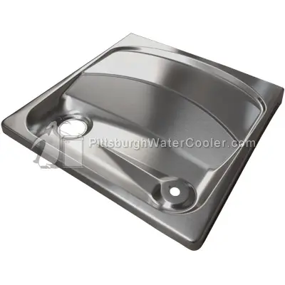 28963c-tarja acero inoxidable elkay- cuadrada