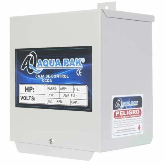 Caja de Control AQUA PAK CCQA 5230 – 5 HP Monofásica 230V | NEMA 1