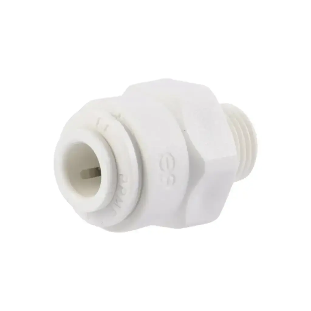 PP011224W-Conector Rápido Recto PP011224W – 3/8” OD a 1/2” NPTF