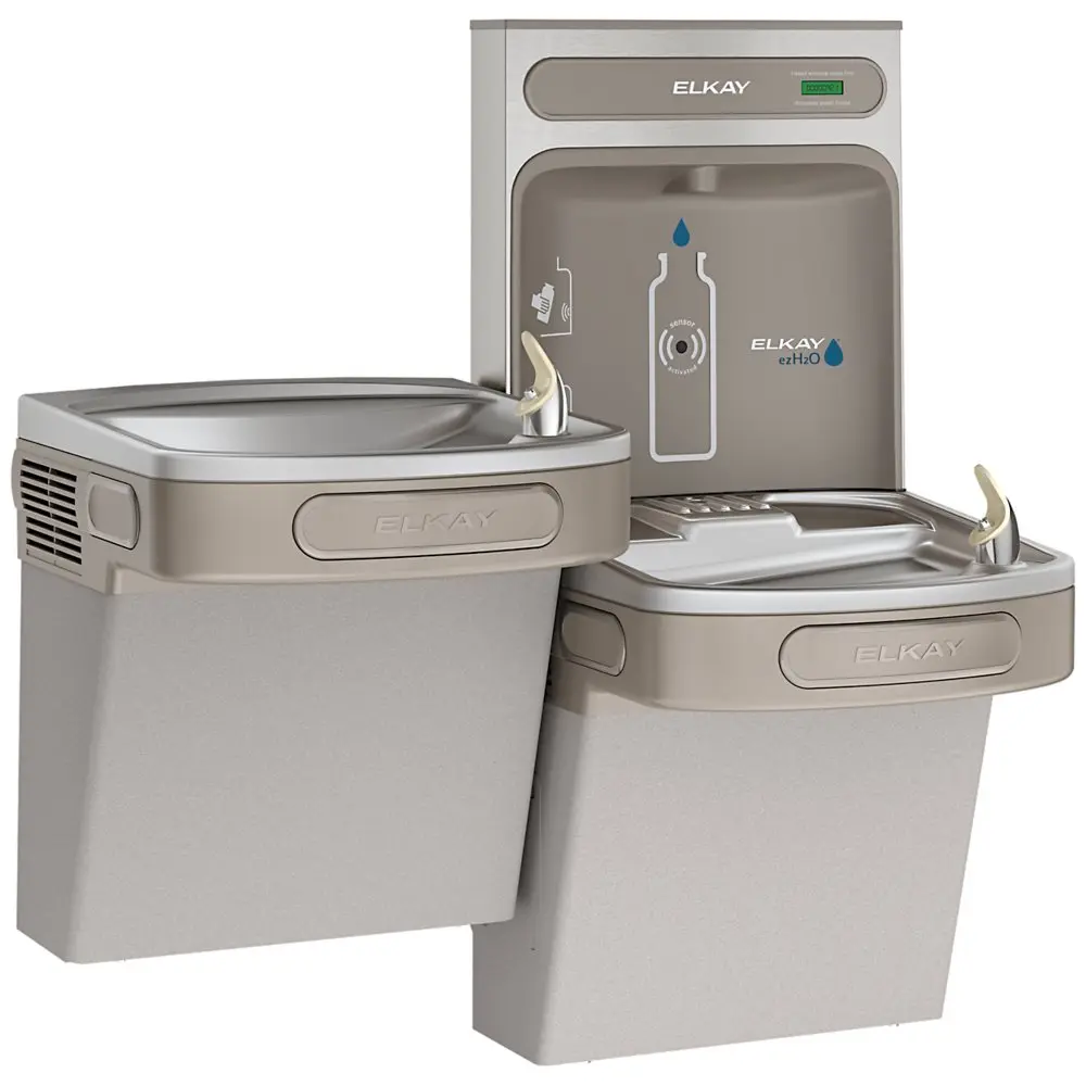 EZSTL8WSLK -Estación Llenadora Elkay – ezH2O® Bi-Level ADA 8 GPH | Sin Filtro | Light Gray