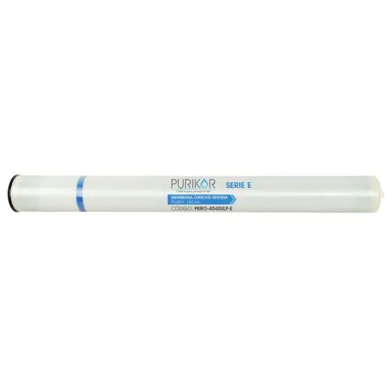 PKRO-4040ULP-E- Membrana de Ósmosis Inversa PURIKOR PKRO-4040ULP-E Serie E – 2,600 GPD | Alta tolerancia a sales y uso industrial