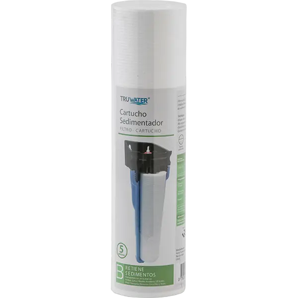 Cartucho Sedimentador TRUWATER TW01-10 – Microfibra de Polipropileno 1 Micra 10”