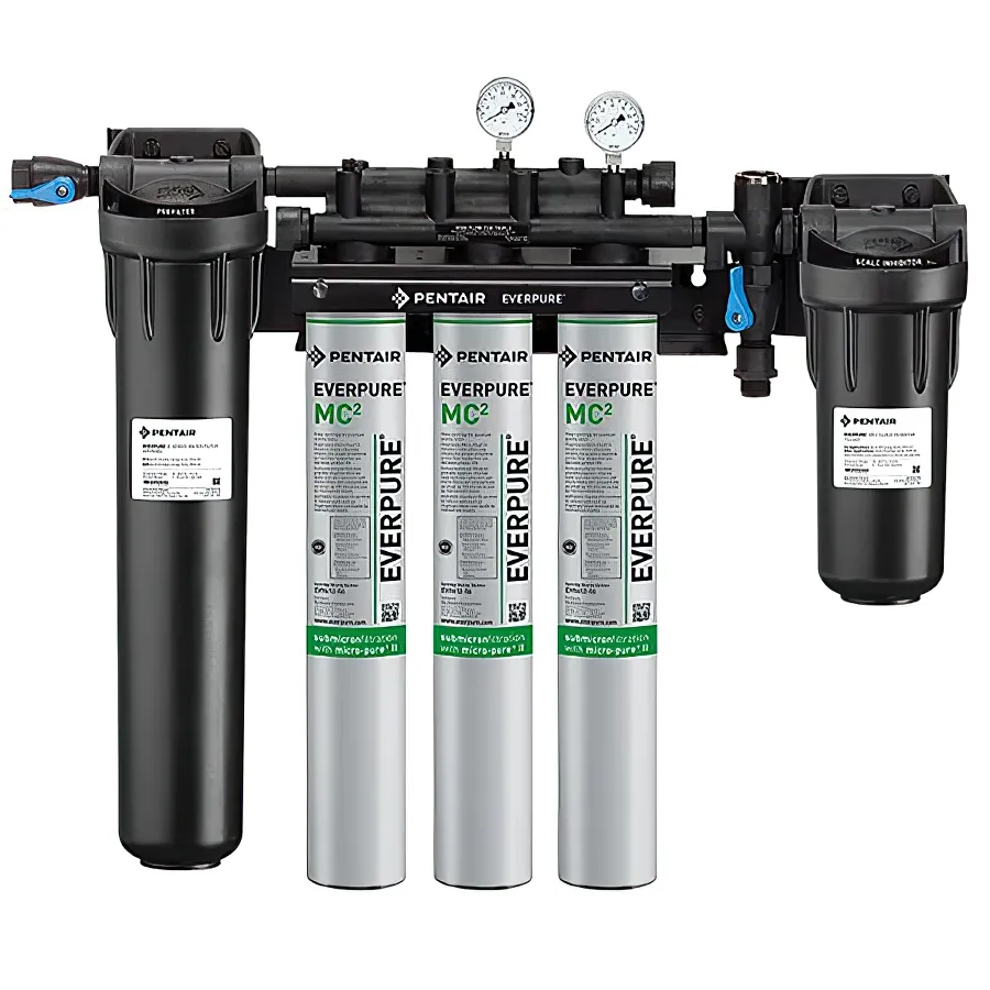 [EV932806] Sistema de Filtración Comercial High Flow CSR Triple-MC2 EV9328-06 Pentair Everpure® – 5 GPM, 27,000 Galones