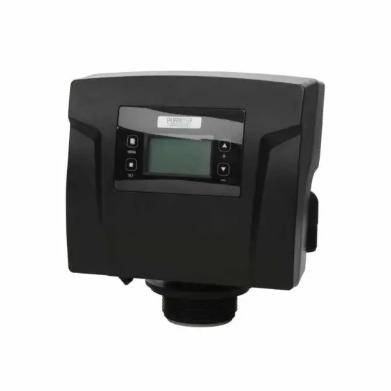 Válvula automática PURIKOR PKVF32D-4-1665 1” NPT | Sistema de filtración 4 ft³ con retrolavado por demanda