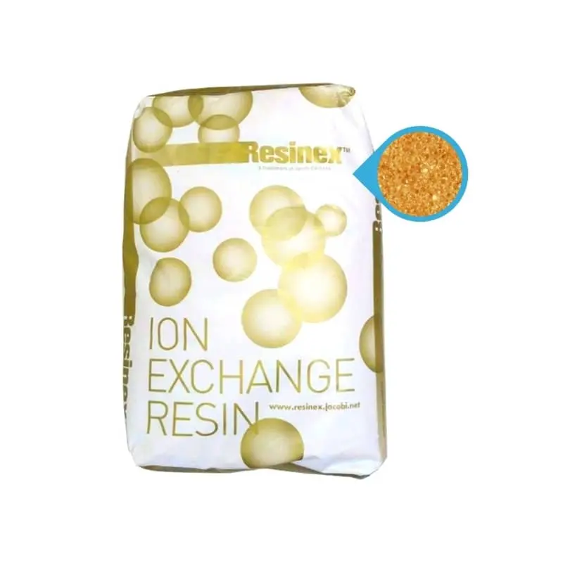 Resina Suavizadora Catiónica Resinex K-8 FG | Alta Pureza para Agua Potable