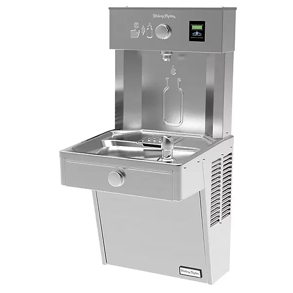 Halsey Taylor HTHBHVR8-NF | Estación Llenadora Antivandálica Refrigerada HydroBoost®