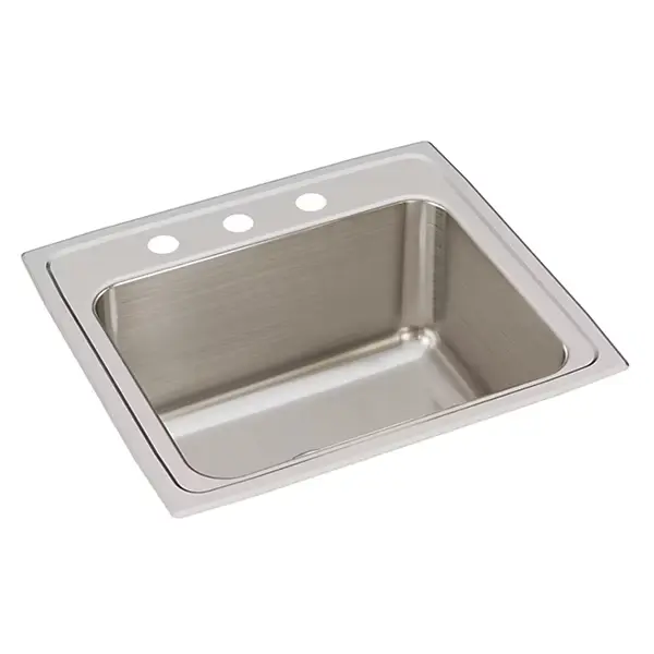 Elkay DLR2219103 | Tarja de Acero Inoxidable 22" x 19-1/2" Drop-In 3 Orificios