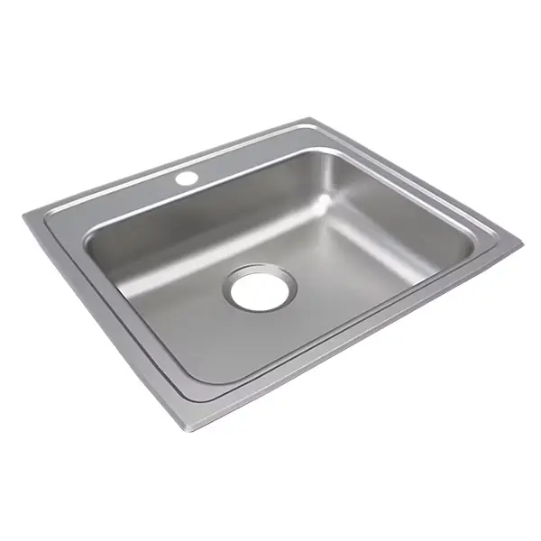 Tarja ADA Empotrable de Acero Inoxidable Elkay LRAD2219553 – 3 Perforaciones