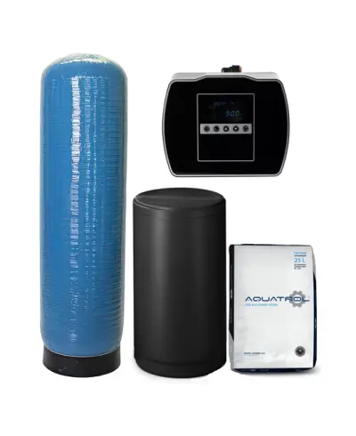 Suavizador de Agua Aquatrol SYS-SR1-580ST-XT-1465A 3 ft³ con Válvula Digital