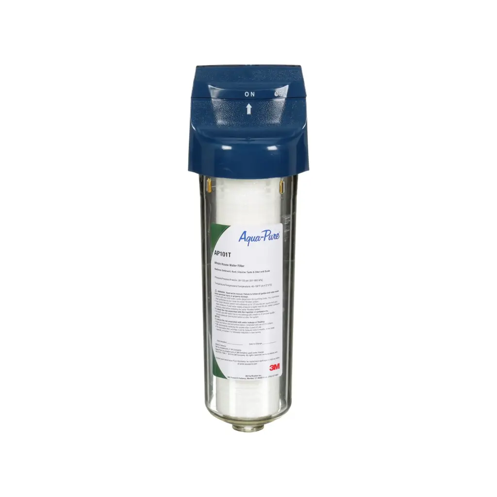 Portafiltro 3M Aqua-Pure AP101T Transparente 3/4" NPT para Filtración Residencial-7100008195