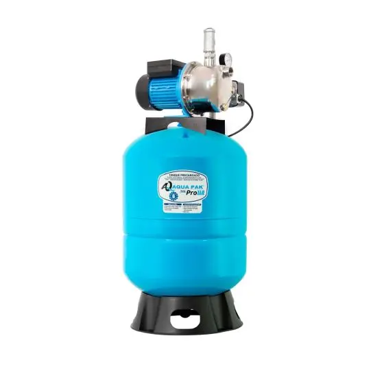 Presurizador Aqua Pak PRES-FIX10E-20AXBU de 1 HP con Tanque PRO-XLB de 20 Galones 127 V