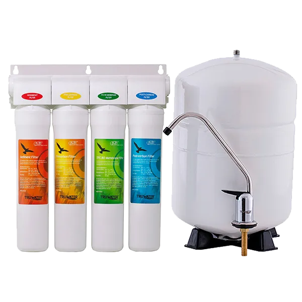 Sistema de Ósmosis Inversa Residencial TruWater TW-SOI NEW Tipo Twist de 4 Etapas 50 GPD