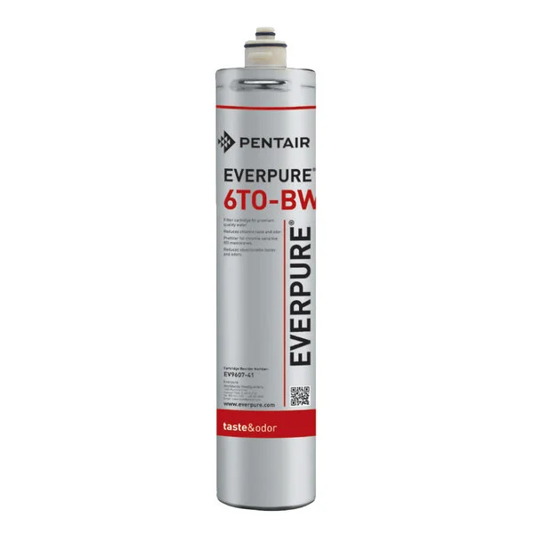 [EV9607-41] Cartucho de Carbón Activado Everpure 6TO-BW EV9607-41 para Reducción de Cloraminas y Protección de Membranas RO