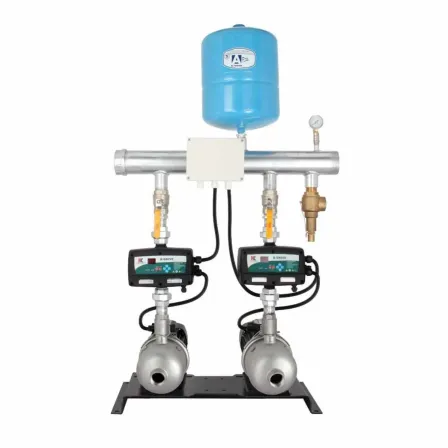 Presurizador Dúplex HIDROCONTROL PD-BDW10MT2LO14 | 2 Bombas LOTUS100 1.2 HP | Presión Constante con Variador de Frecuencia