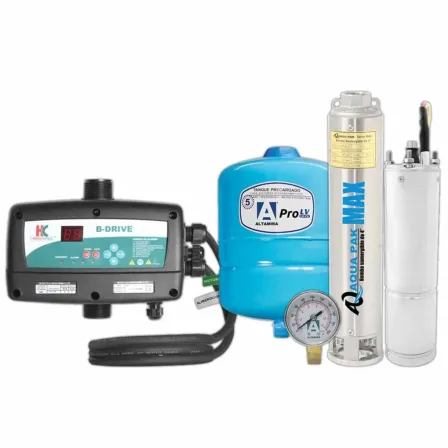 Sistema Sumergible Presión Constante Hidrocontrol MAXBDRIVEW85-75 2 HP 230V con Variador B-DRIVE