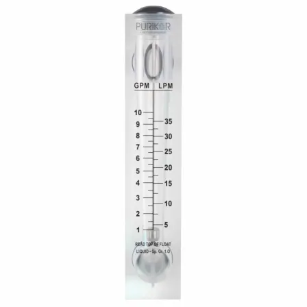 Flujómetro Industrial PURIKOR METRO10A1 1” NPT | Medidor de Flujo 1–10 GPM para Agua