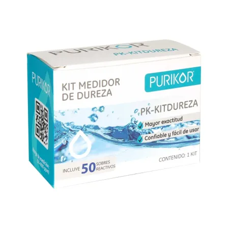 Kit Medidor de Dureza PURIKOR PK-KITDUREZA | Analizador de Dureza Total por Titulación EDTA