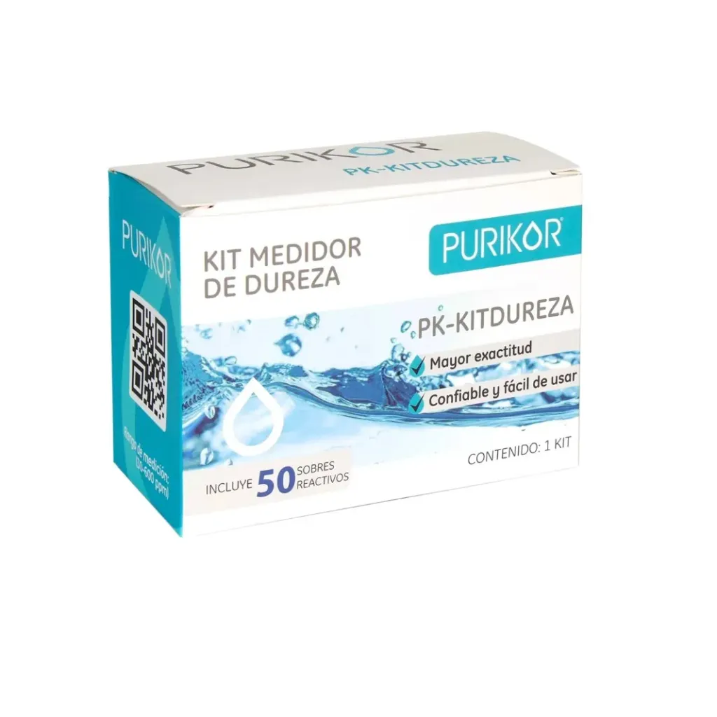[PK-KITDUREZA] Kit Medidor de Dureza PURIKOR PK-KITDUREZA | Analizador de Dureza Total por Titulación EDTA