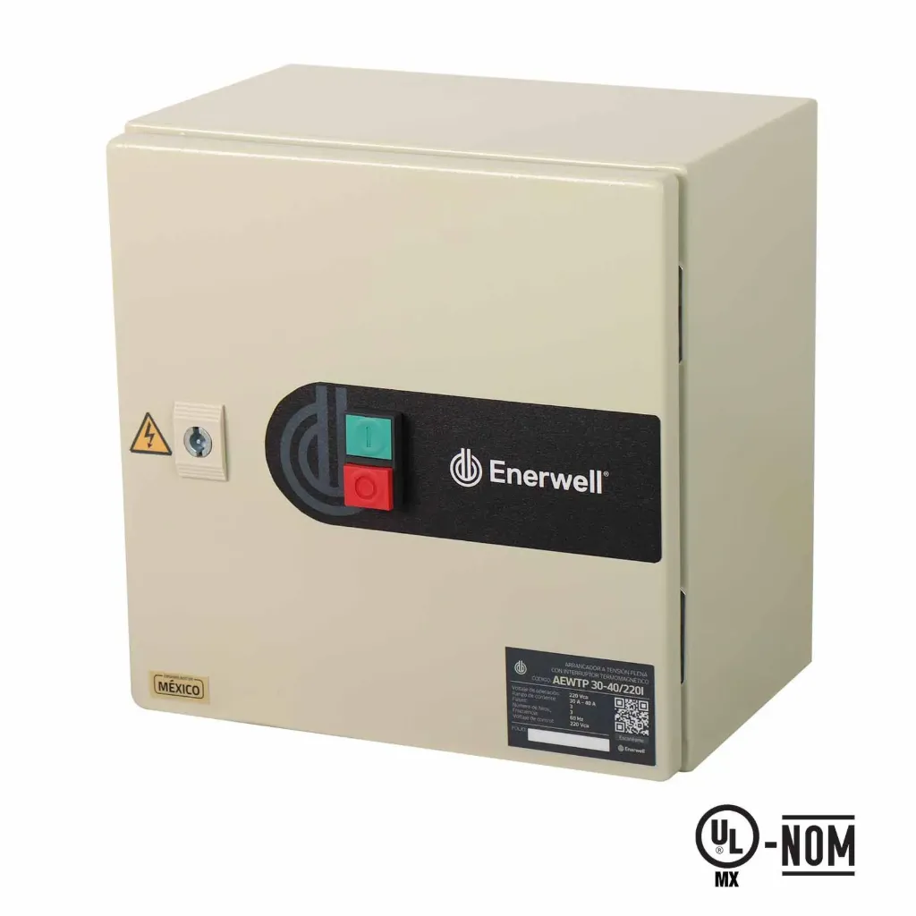 Arrancador Magnético Enerwell AEWTP 7-10/440I 440V Trifásico para Motores de 4 a 7.5 HP