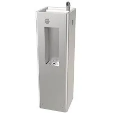 Bebedero Exterior Murdock ECO-DF-BF con Llenador de Botellas en Pedestal de Acero Inoxidable