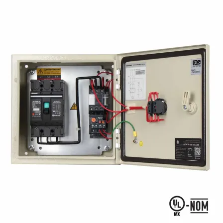 [AEWTP 30-40/220I] Arrancador Magnético ENERWELL AEWTP 30-40/220I 220V Trifásico con Interruptor Termomagnético
