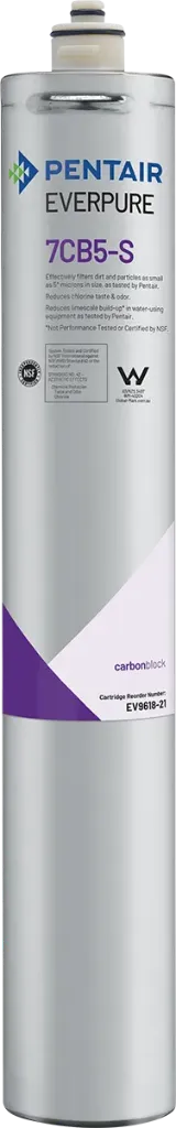 [EV961821] Filtro Everpure 7CB5-S para Máquinas de Hielo, Café y Vending – 5 Micras