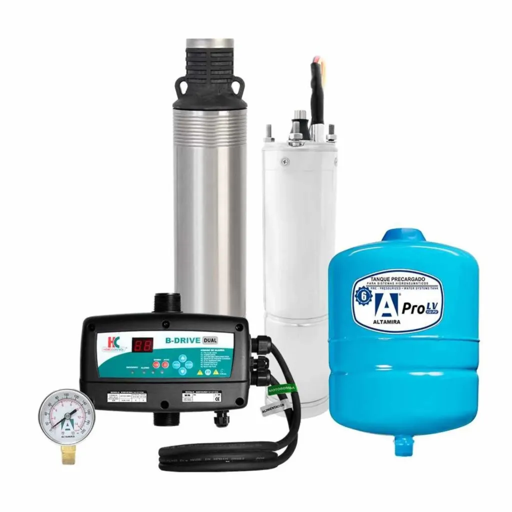 Paquete de Bombeo Sumergible HIDROCONTROL MAX P / B-DRIVE 1.5 HP 230 V – Presión Constante