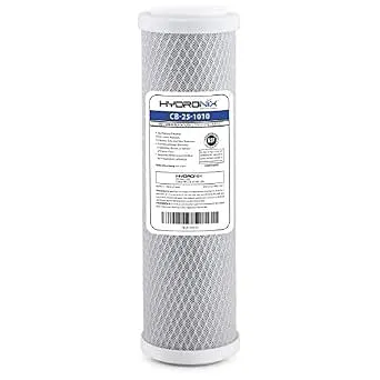 Cartucho Carbón Block Hydronix CB-25-1010 2.5" x 10" – 10 Micras NSF