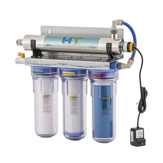 [CD-008] Purificador de Agua HT-4 Claro 3 Etapas + Luz UV 18W – 3 GPM