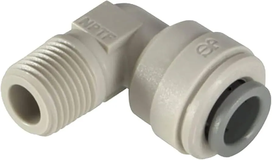 Codo John Guest PI480821S 90° Conexión Rápida 1/4" OD x 1/8" NPTF