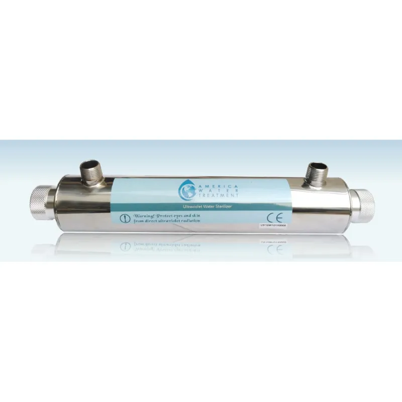 Sistema de Luz Ultravioleta AWT UV-55 12 GPM 55W Acero Inoxidable 3/4"