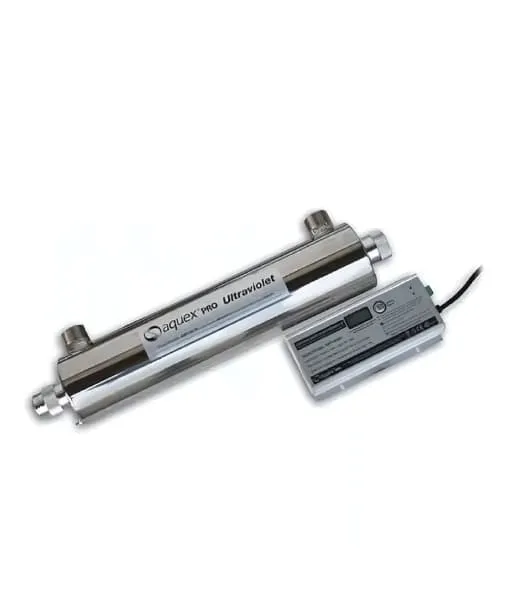 Sistema Ultravioleta Aquex Pro AQP-UV-18 18 GPM 40W Acero Inoxidable – 654358