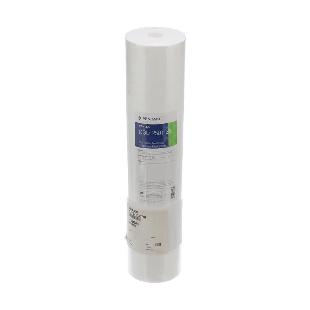 Cartucho de Sedimentos Pentair Pentek DGD-2501-20 de 1 Micra, Big Blue 4.5" x 20" – 155360-43