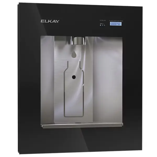 lbwd06bkk-dispensador de agua refrigerada con filtro integrado liv® empotrado, con enfriador remoto, color midnight (medianoche).